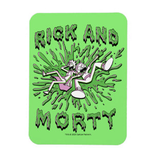 RICK OCH MORTY™ Nedgång i syravärde Magnet