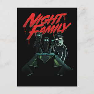 RICK OCH MORTY™ Night Family Vykort