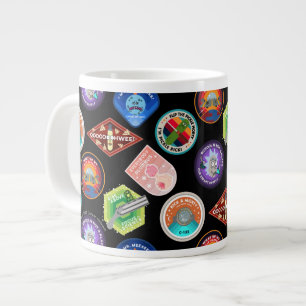 RICK OCH MORTY™ Patch Rymden Mönster Jumbo Mugg