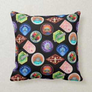 RICK OCH MORTY™   Patch Rymden Mönster Kudde