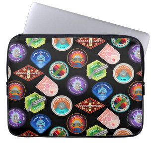 RICK OCH MORTY™ Patch Rymden Mönster Laptop Fodral