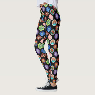 RICK OCH MORTY™  Patch Rymden Mönster Leggings