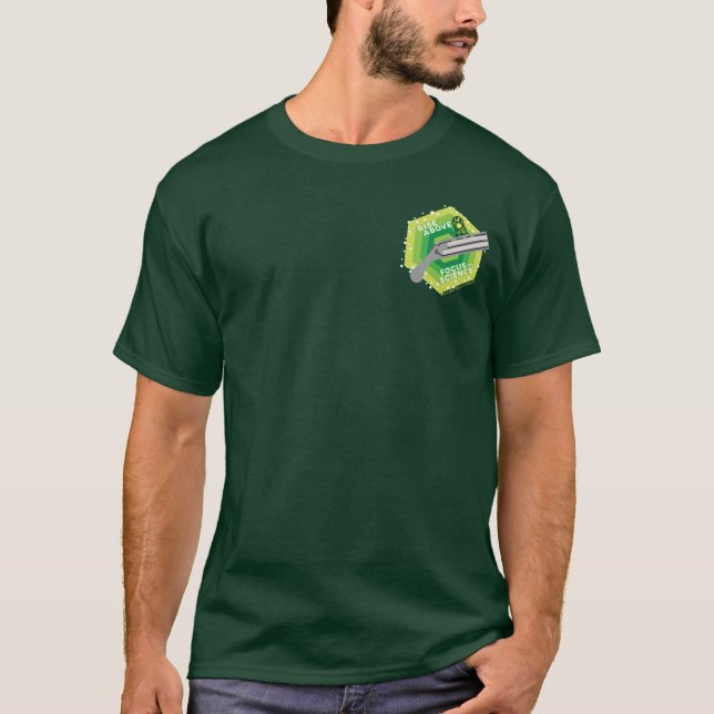 RICK OCH MORTY™ | Patch Rymden Mönster T Shirt (Framsida)