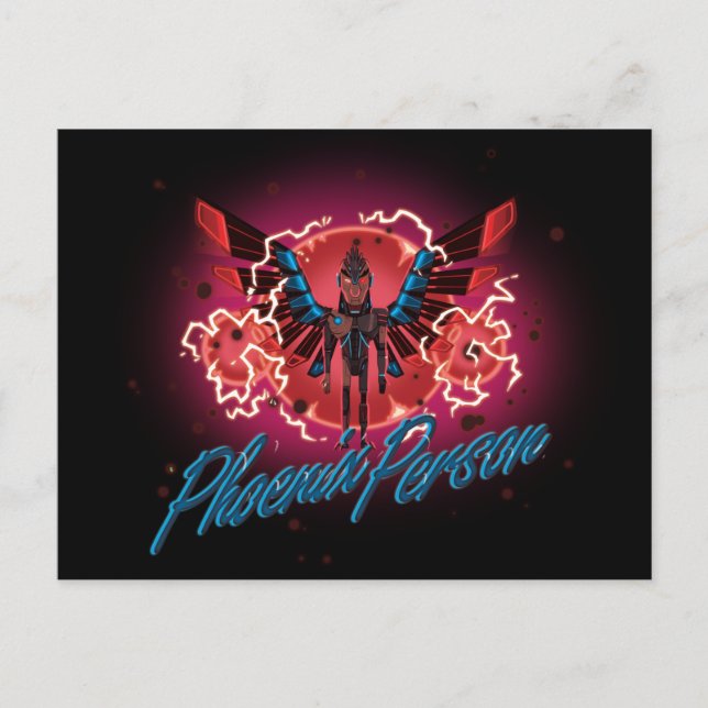 RICK OCH MORTY™ | Phoenix Person Inbjudan Vykort (Framsida)
