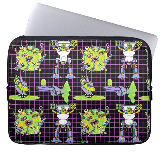RICK OCH MORTY™ | Pickle Rick Portal Mönster Laptop Fodral (Framsidan)