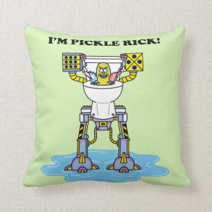 RICK OCH MORTY™ Pickle Rick Toilet Mech Kudde