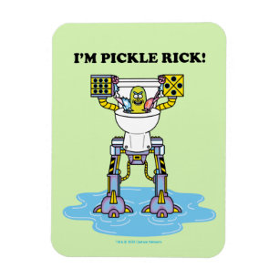 RICK OCH MORTY™ Pickle Rick Toilet Mech Magnet