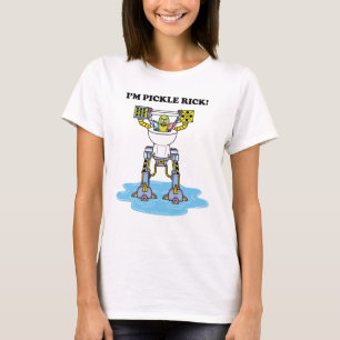 RICK OCH MORTY™ Pickle Rick Toilet Mech T Shirt
