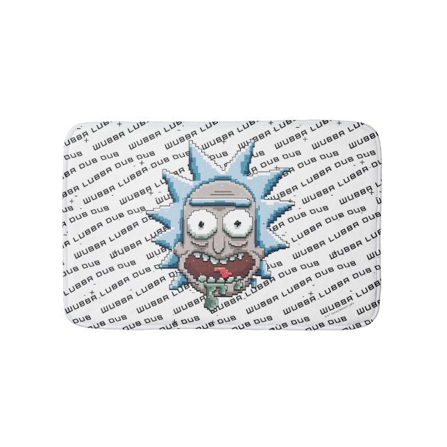 RICK OCH MORTY™ | Pixelverse Rick Drooling Head Badrumsmatta (Framsidan)