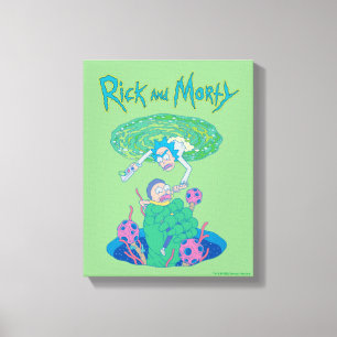 RICK OCH MORTY™ Portal Rädding Canvastryck