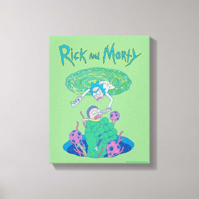 RICK OCH MORTY™ | Portal Rädding Canvastryck (Framsida)