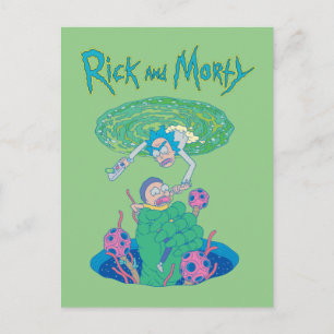RICK OCH MORTY™   Portal Rädding Inbjudan Vykort