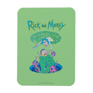 RICK OCH MORTY™ Portal Rädding Magnet