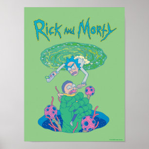 RICK OCH MORTY™ Portal Rädding Poster