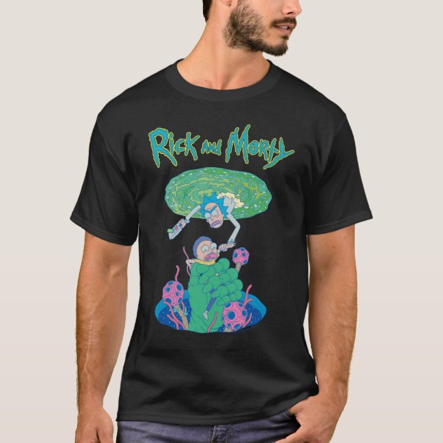 RICK OCH MORTY™ | Portal Rädding T Shirt (Framsida)