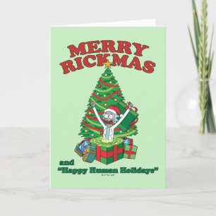 Rick och Morty   Portal Rick God Rickmas Helgkort