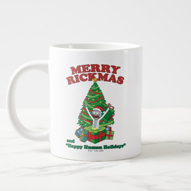 Rick och Morty | Portal Rick Merry Rickmas Jumbo Mugg (Vänster)