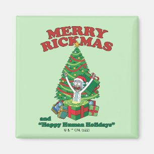 Rick och Morty   Portal Rick Merry Rickmas Magnet
