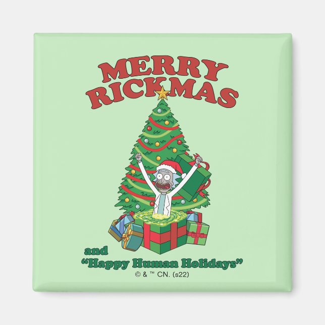 Rick och Morty | Portal Rick Merry Rickmas Magnet (Framsidan)