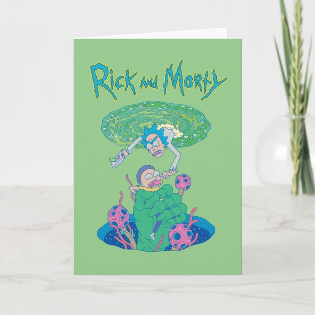 RICK OCH MORTY™| Portalens Rädding Kort (Framsida)