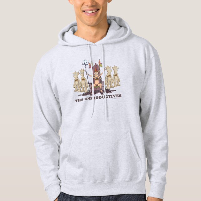 RICK OCH MORTY™ | Produktivitet Hoodie (Framsida)