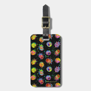 RICK OCH MORTY™ Psychedelic Swirl Mönster Bagagebricka