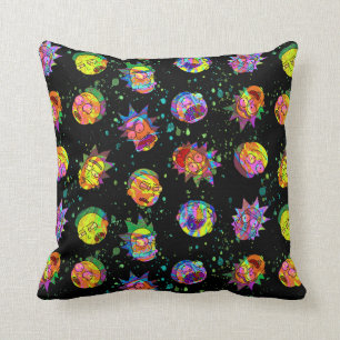 RICK OCH MORTY™   Psychedelic Swirl Mönster Kudde