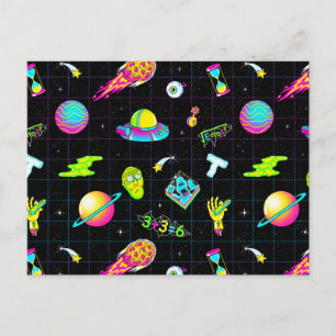 RICK OCH MORTY™ Psykedelisk säsong 3 Mönster Inbjudan Vykort
