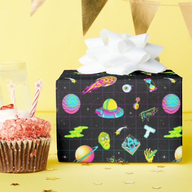 RICK OCH MORTY™ | Psykedelisk säsong 3 Mönster Presentpapper (Födelsedagsfest)