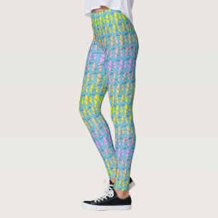 RICK OCH MORTY™  Rainbow Meeseeks Mönster Leggings