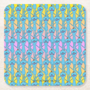 RICK OCH MORTY™ Rainbow Meeseeks Mönster Underlägg Papper Kvadrat