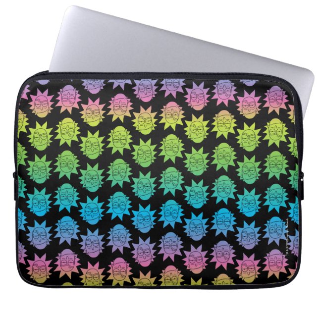 RICK OCH MORTY™ | Rainbow Rick Head mönster Laptop Fodral (Framsidan)