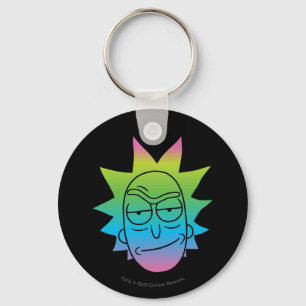 RICK OCH MORTY™ Rainbow Rick Head mönster Nyckelring
