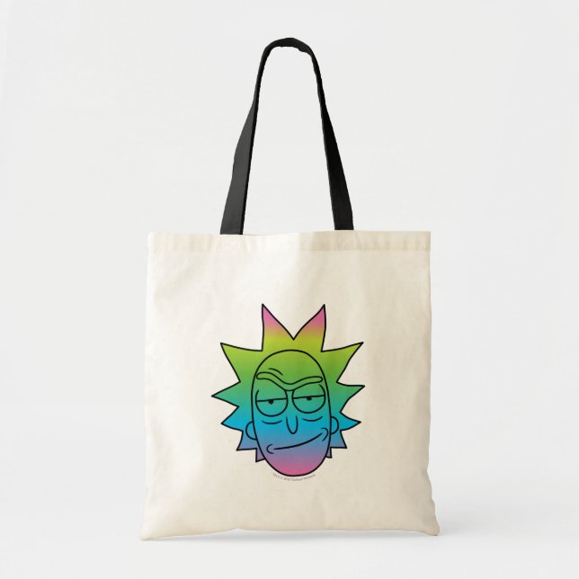 RICK OCH MORTY™| Rainbow Rick Head mönster Tygkasse (Framsidan)