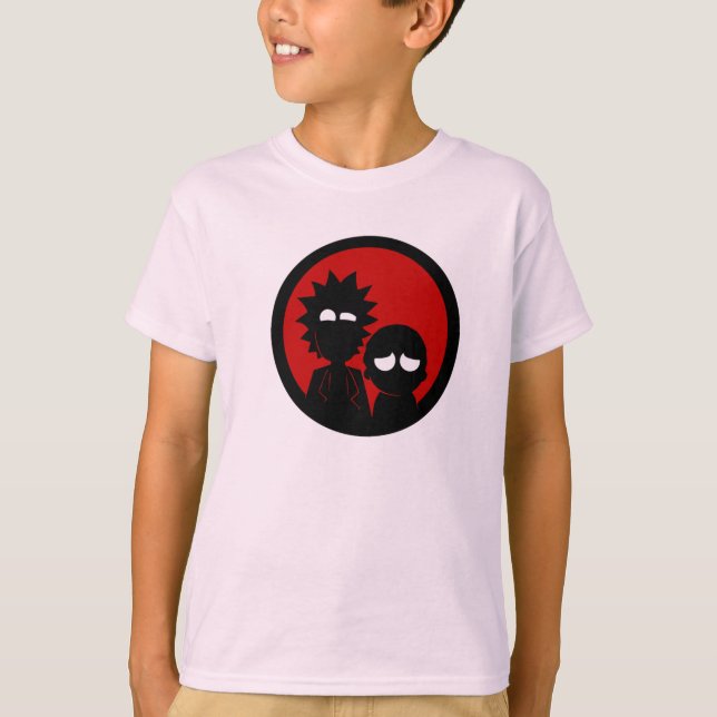 Rick och Morty Red-design T Shirt (Framsida)