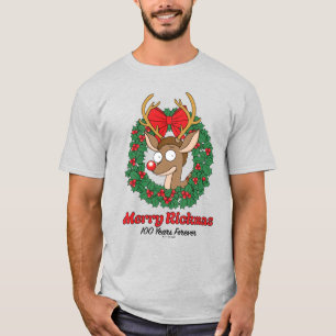 Rick och Morty   Reindeer Morty Merry Rickmas T Shirt