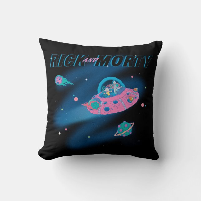 RICK OCH MORTY™ | Resor genom rymden Kudde (Framsida)