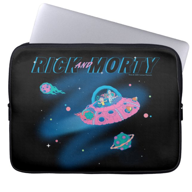 RICK OCH MORTY™ | Resor genom rymden Laptop Fodral (Framsidan)