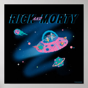 RICK OCH MORTY™ Resor genom rymden Poster