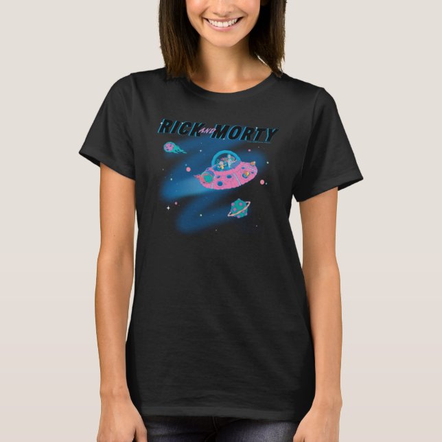 RICK OCH MORTY™ | Resor genom rymden T Shirt (Framsida)