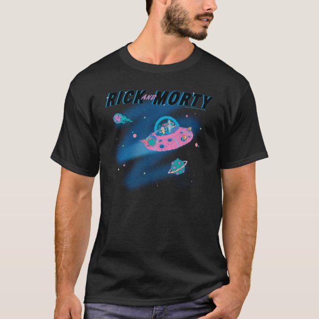 RICK OCH MORTY™ | Resor genom rymden T Shirt (Framsida)