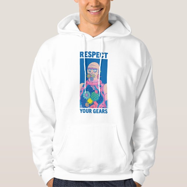 RICK OCH MORTY™ | Respektera dina växlar Hoodie (Framsida)