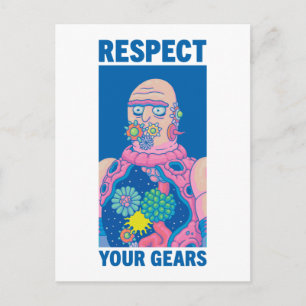 RICK OCH MORTY™ Respektera dina växlar Inbjudan Vykort