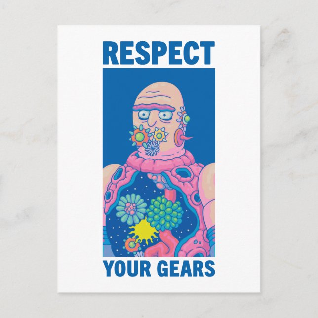 RICK OCH MORTY™ | Respektera dina växlar Inbjudan Vykort (Framsida)