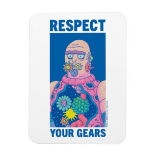 RICK OCH MORTY™ Respektera dina växlar Magnet