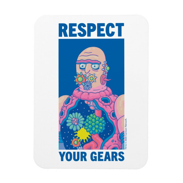 RICK OCH MORTY™ | Respektera dina växlar Magnet (Vertikal)