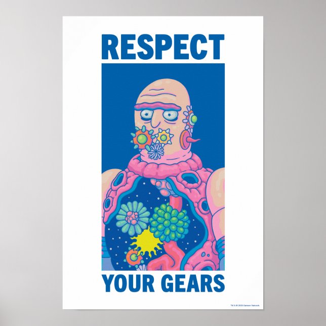 RICK OCH MORTY™ | Respektera dina växlar Poster (Framsidan)