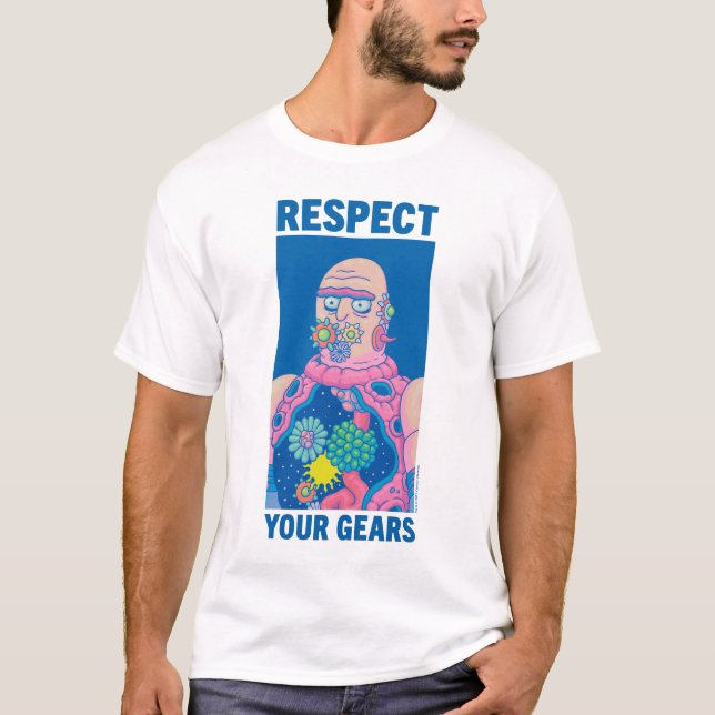 RICK OCH MORTY™ | Respektera dina växlar T Shirt (Framsida)