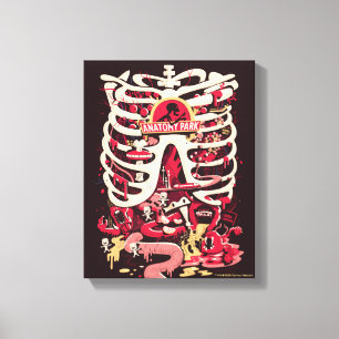 RICK OCH MORTY™ Rib Cage för anatomy Park Canvastryck