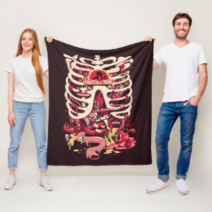 RICK OCH MORTY™   Rib Cage för anatomy Park Fleecefilt